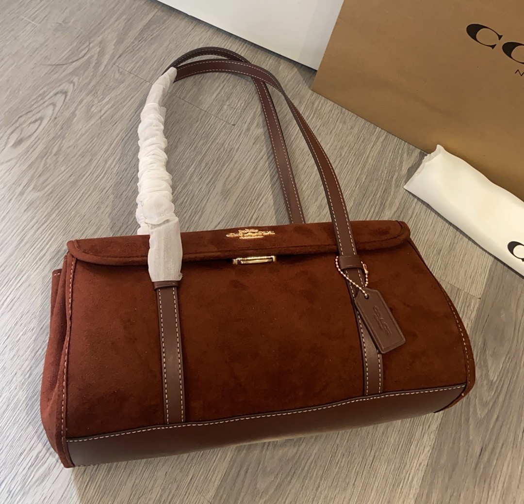 Coach Shoulder Bag CDB06 Birdget – Fashionable Crossbody Bag Brown