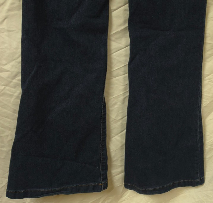 Sophia Vergara Melisa Flare Button Fly Dark Wash Mid Rise Stretch Jeans 2 26×33
