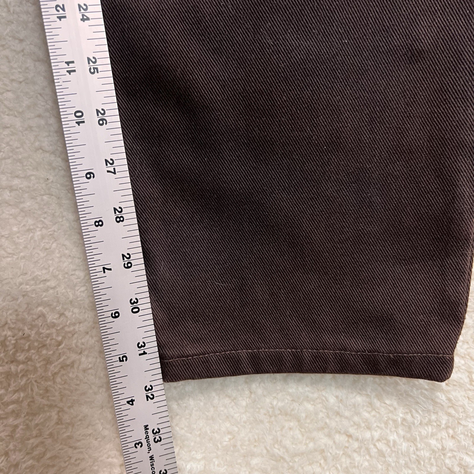 VTG Guess Jeans Men 31 x 32 Brown Button Zip Fly 80s 90s Relaxed Baggy USA 38075