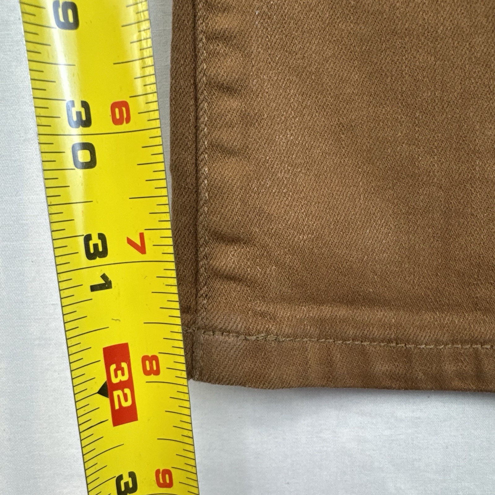 Joe’s Jeans Women’s 29 High Rise Coated Caramel Flare Jeans