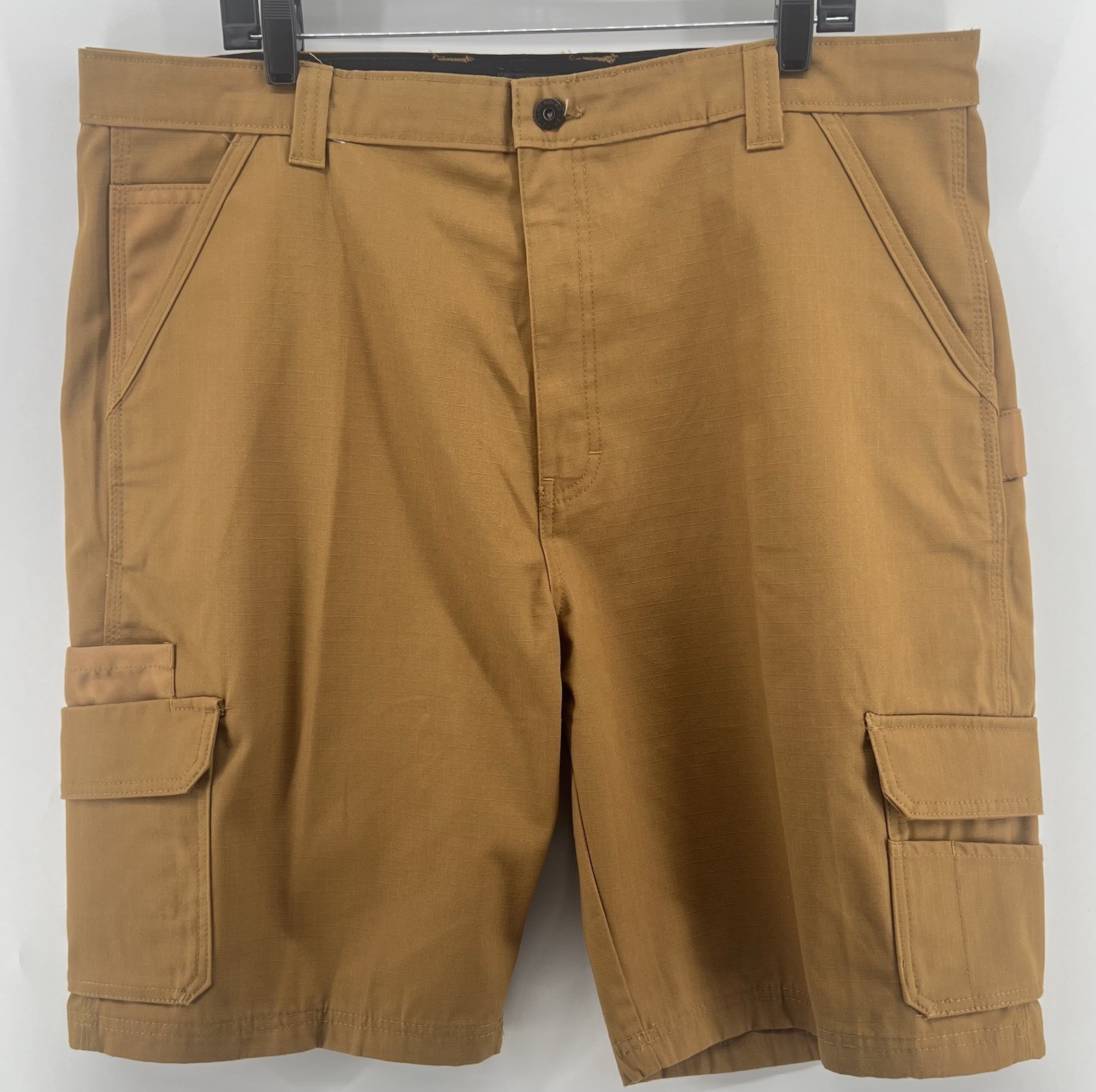 Dickies Ripstop Men’s Shorts Size 40 Ultimate Cargo Shorts Brown Relaxed Fit