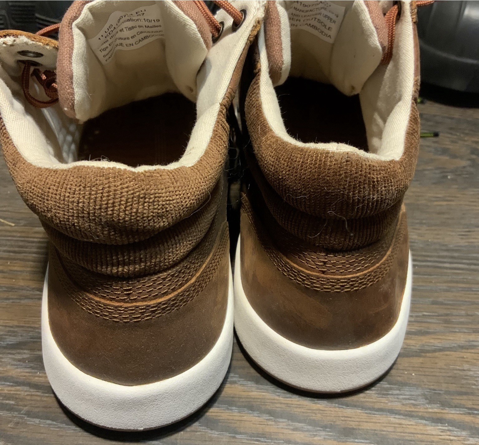 Kodiak Size 11 (Really 10 1/2) Men’s Argus Mid Cut Sneakers Brown Leather New