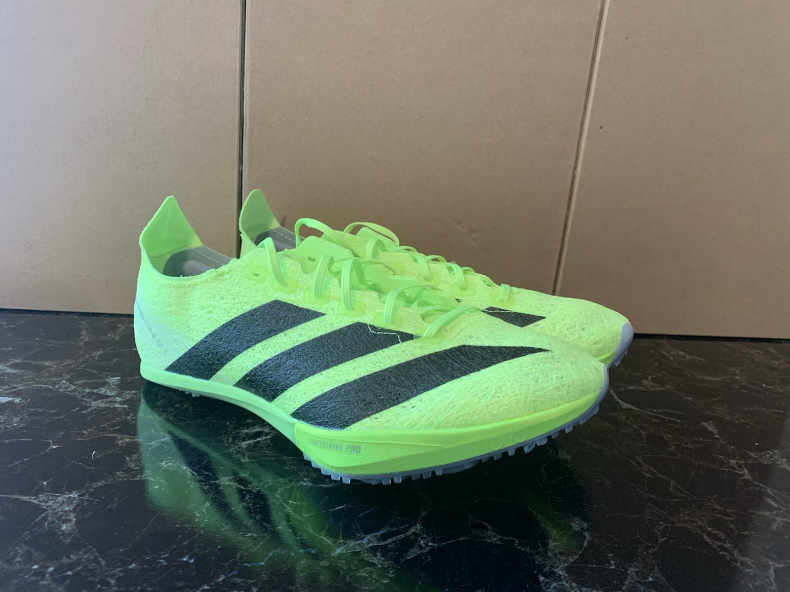 Adidas Adizero Prime SP 3 Strung Track & Field Spikes Lucid Lemon Black Sz 6.5