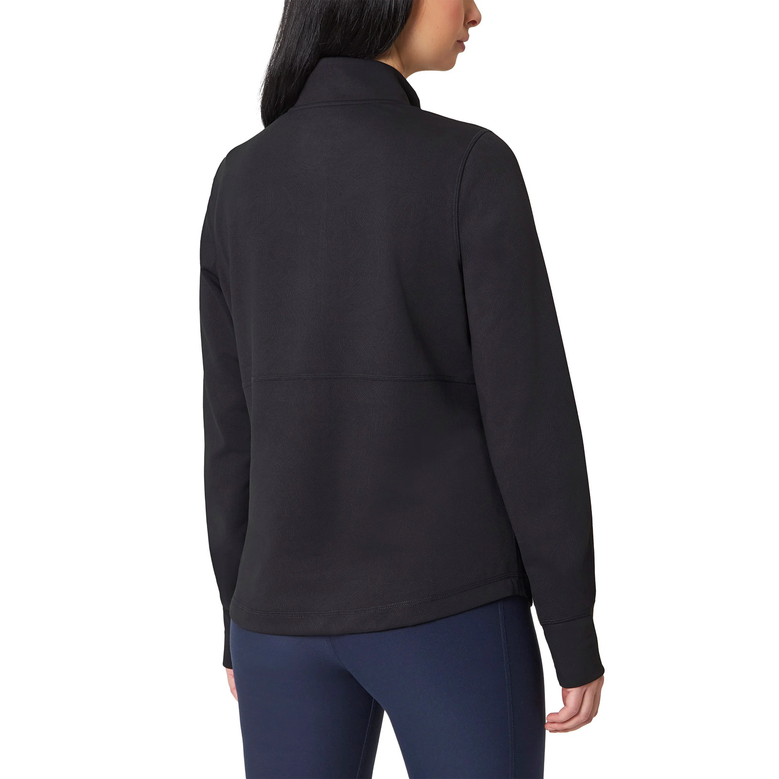Mondetta Women’s Jacquard Full-Zip Moisture Wicking Zip Pockets
