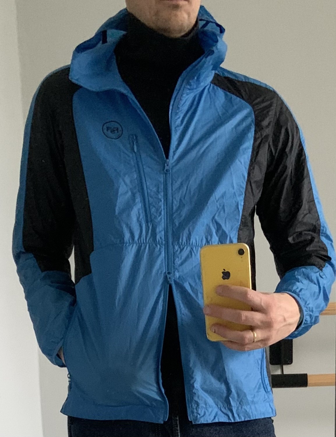 FSF Urban Project FYI SOPH. Fragment Design Windbreaker L Blue and Black