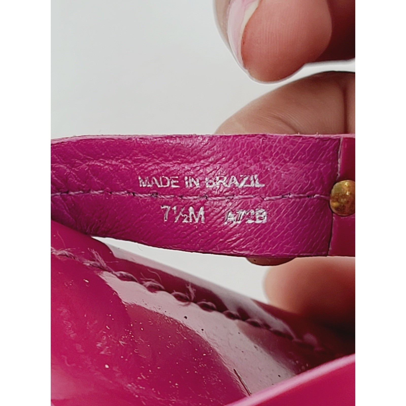 Tory Burch, Open Toe Synthetic / Rubber Jelly Flat Sandals, Women, Size 7, Pink
