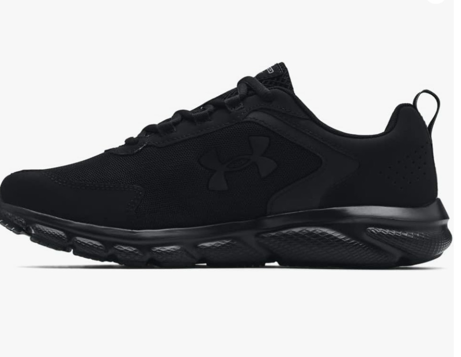Under Armour UA Charged Assert 9 Men Running Shoes Size 13 – Black