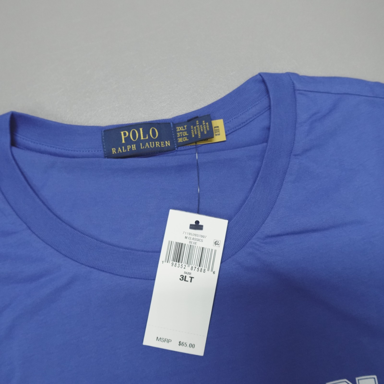 Polo Ralph Lauren Men’s Classic Fit T-Shirt Size 3XLT Embroidered Logo