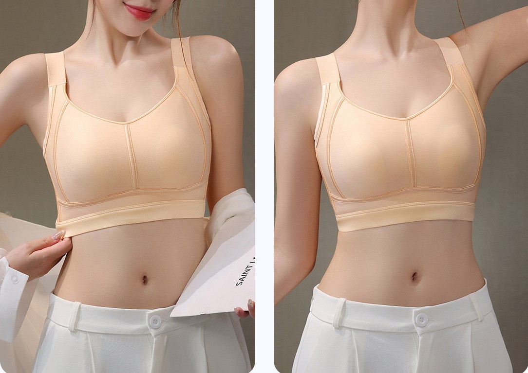 Women Bras Full coverage Solid Seamless thin Push up Plus Size Underwear 33719