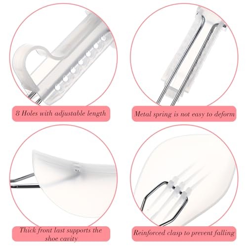 20 Pairs Plastic Shoe Tree Stretcher Sneaker Form Insert Size 5-8″ Women Style