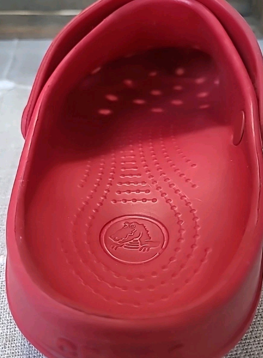 Crocs Classic Clogs Neon Watermelon Sz 9(M) 1(W)US Unisex Slip On Comfort Shoes