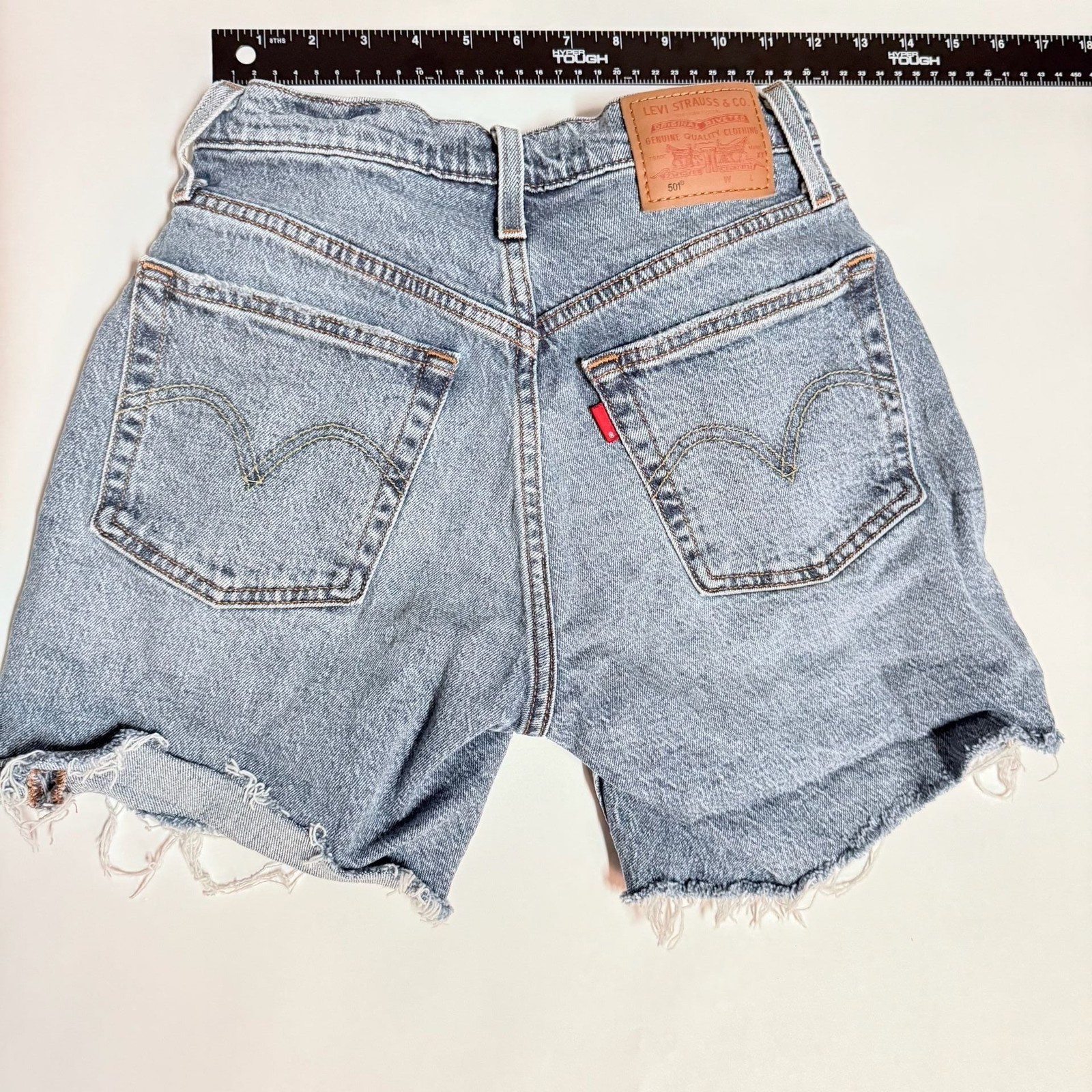 Levi’s Premium 501 Original Cut-Off Denim Shorts