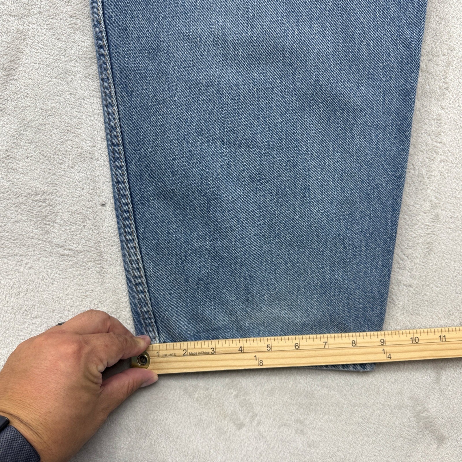 Levis 560 Comfort Fit Jeans Mens 40×32 Blue Loose Baggy Tapered Denim Streetwear