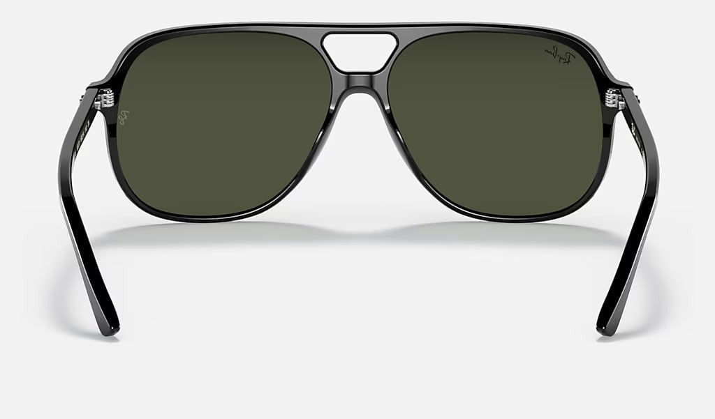 Ray-Ban Sunglasses RB2198 BILL 901/31 Black framed Green lens Unisex 57-17-145mm