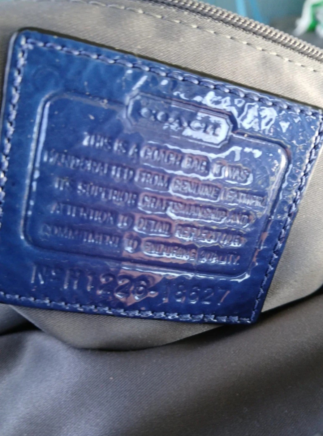 Coach 2012 Madison Electric Blue Purse