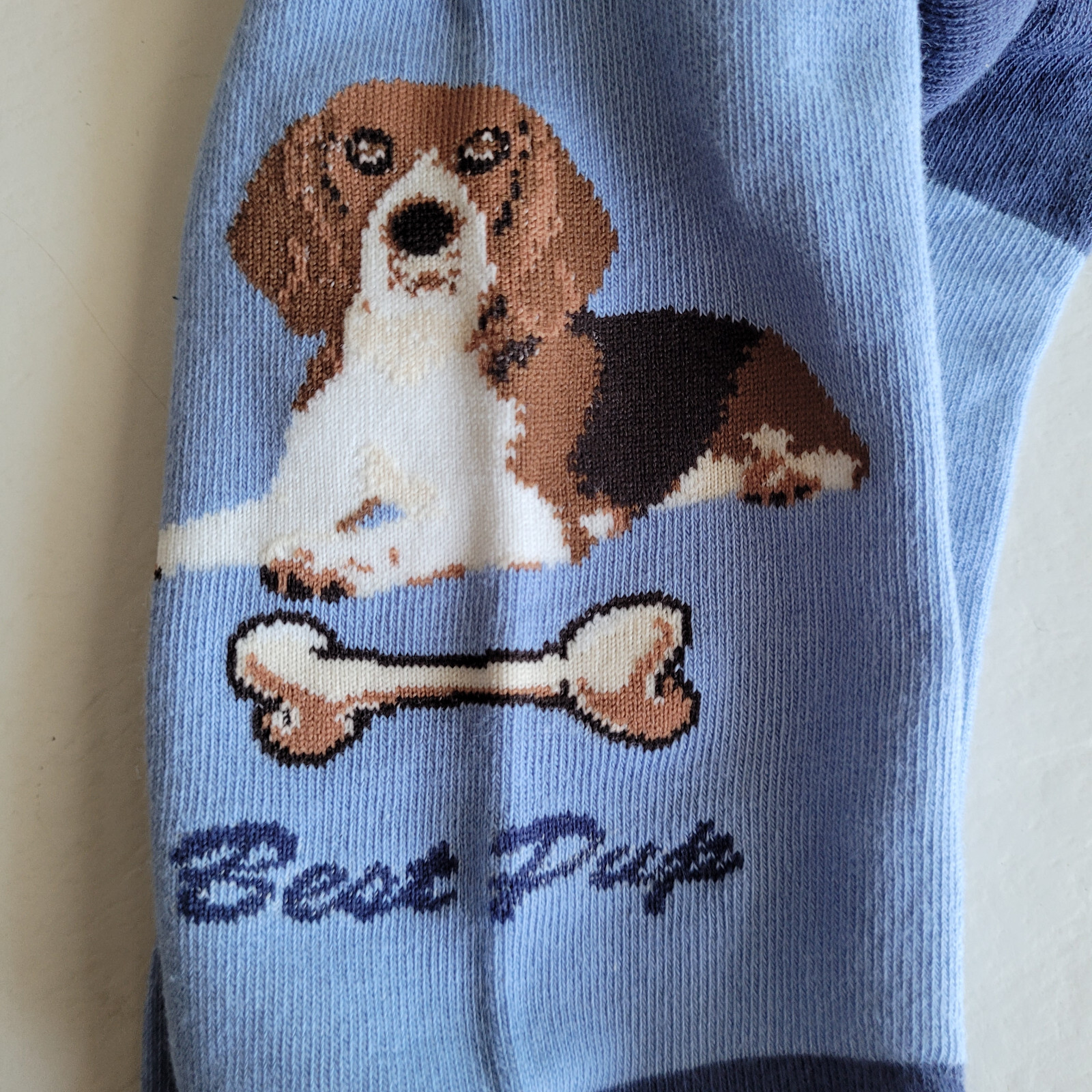 Beagle Dog Socks Fun Novelty Dress Casual Unisex SOX FineFit One Size Puppy Pet