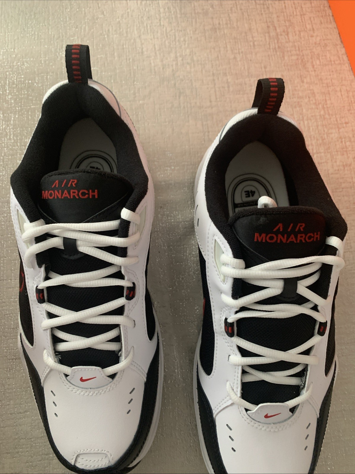 Nike Air Monarch. Black and write. Size 11W. Brand new in box