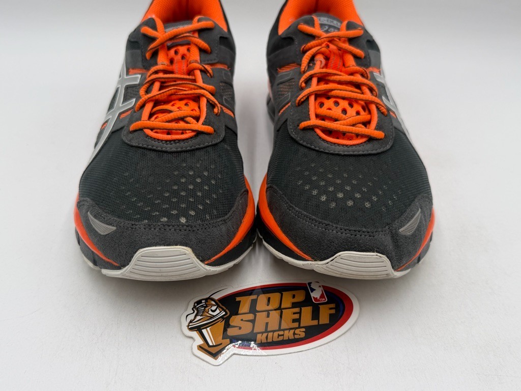 ASICS Gel-blur33 Size 11.5 Black Orange Authentic Used Runner Trainer