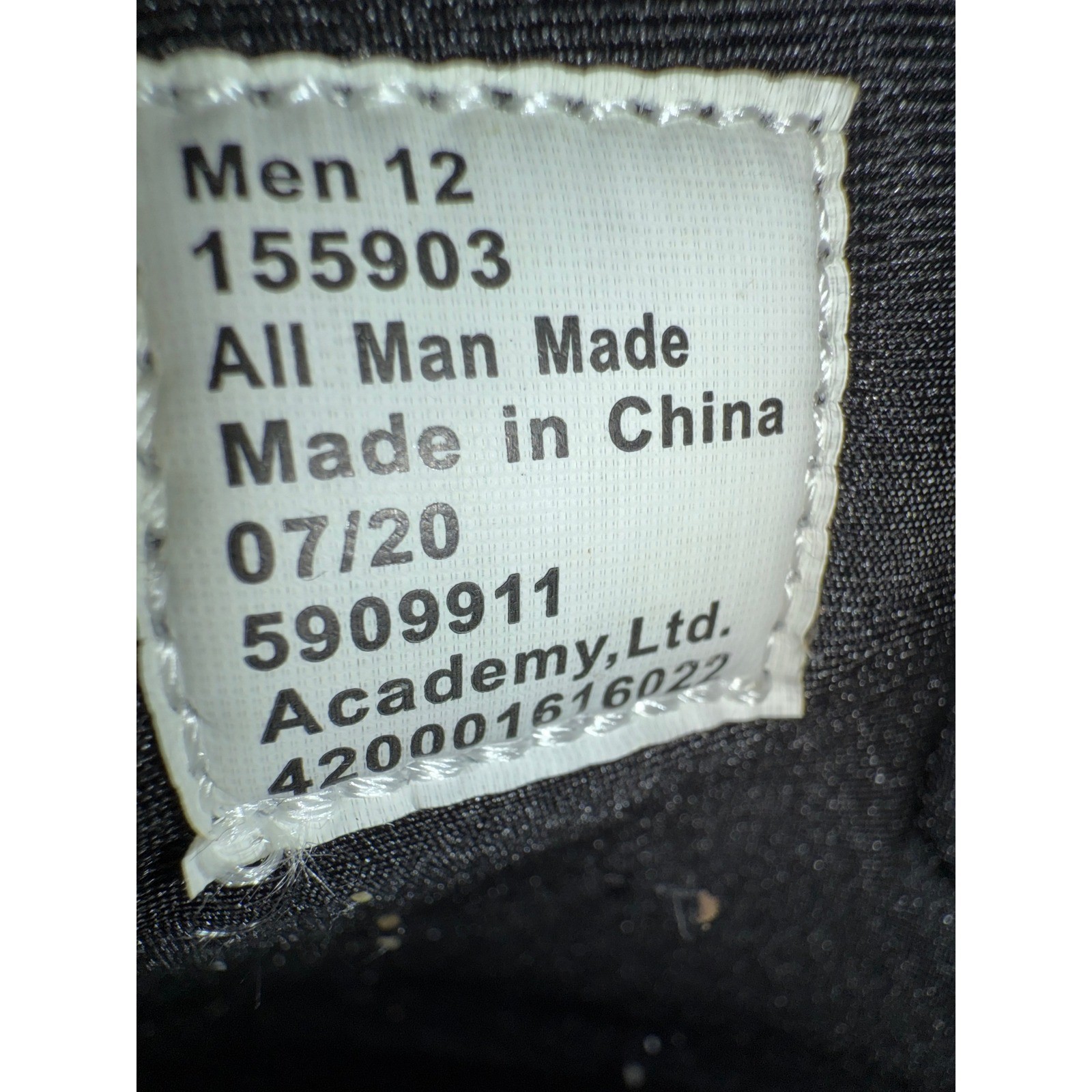 Academy Sports Outdoors Black Slip On Shoes Mens 12 All Man Made Casual Comfort