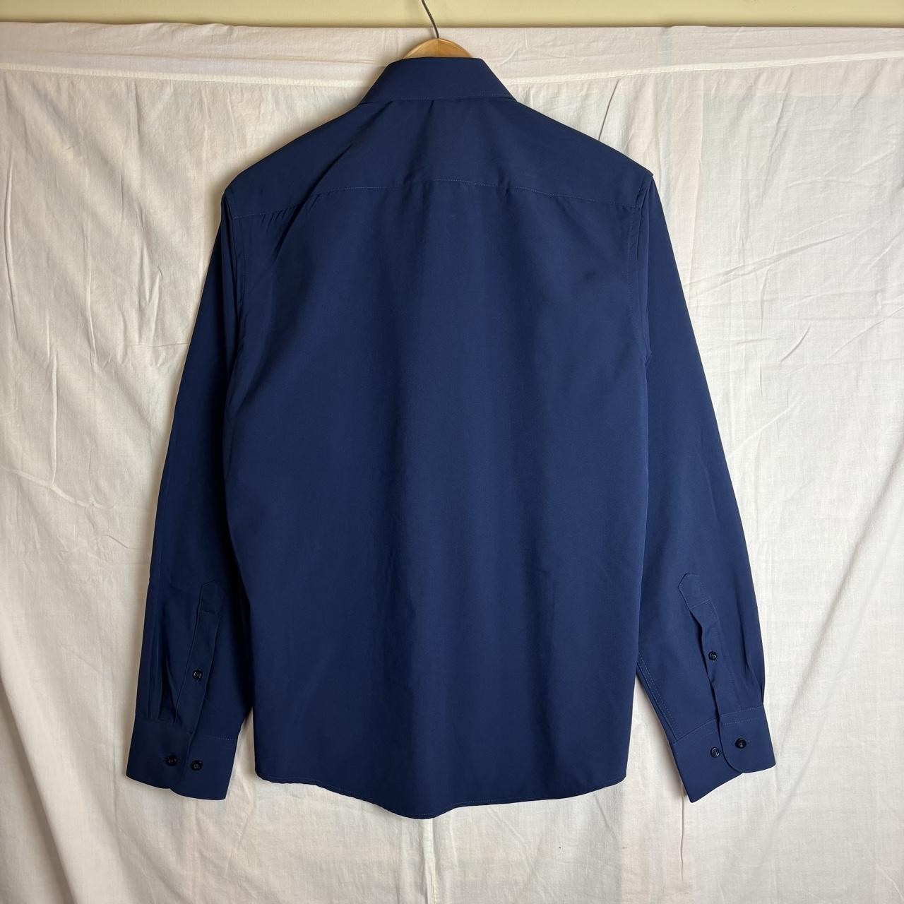 Nautica Navy Slim Fit Button Up Shirt
