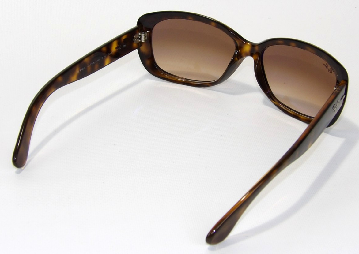 Ray Ban RB4101 Jackie Ohh Sunglasses Polished Light Havana Brown Polarized 58 17