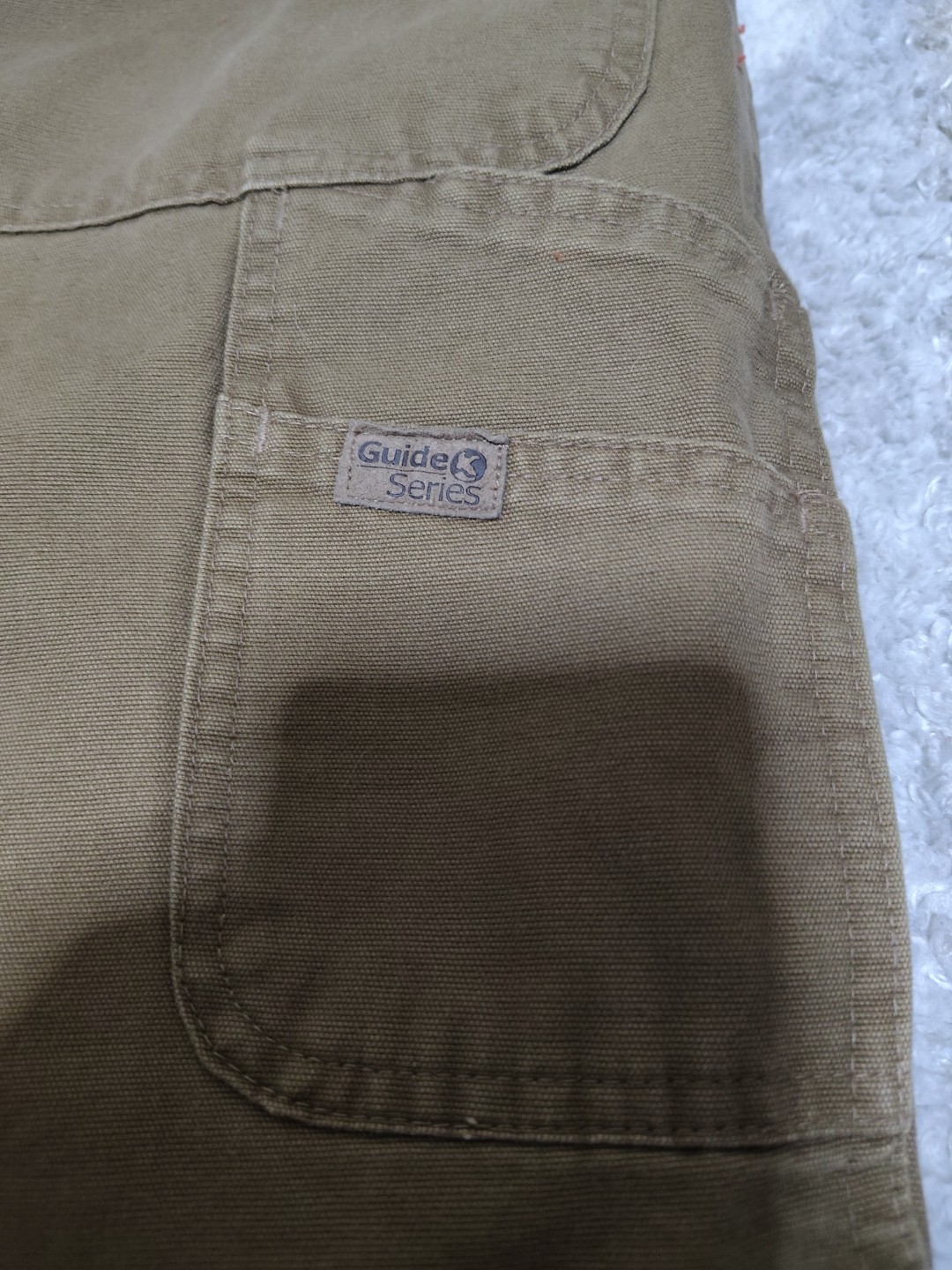 Guide Series Fleece Lined Multi Pocket Insulated Cotton Canvas Pants Sz 30 x 30