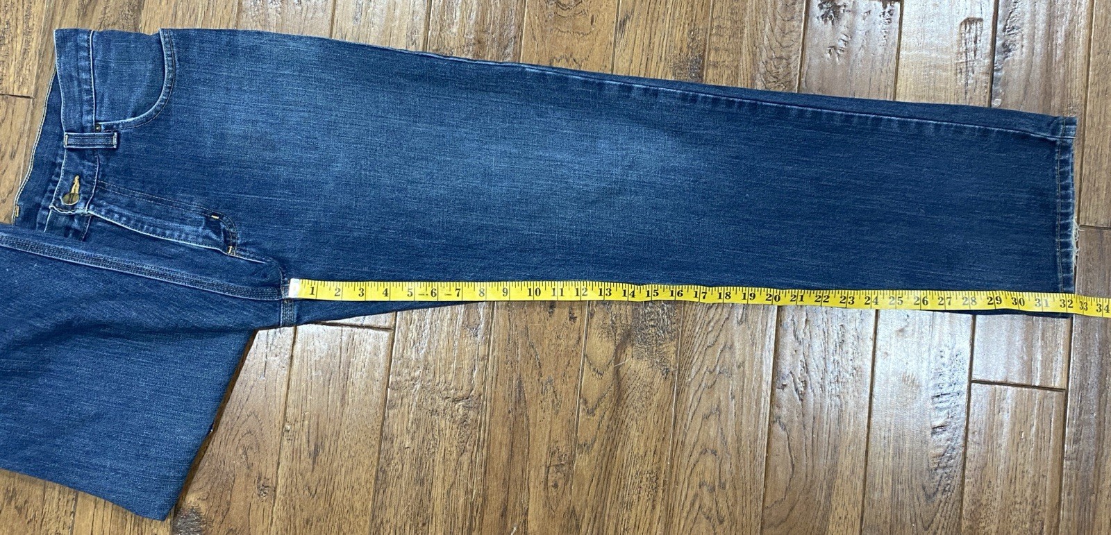 Carhartt Relaxed Fit Jeans Mens 31×32 Blue Denim Triple Stitch Workwear Pants