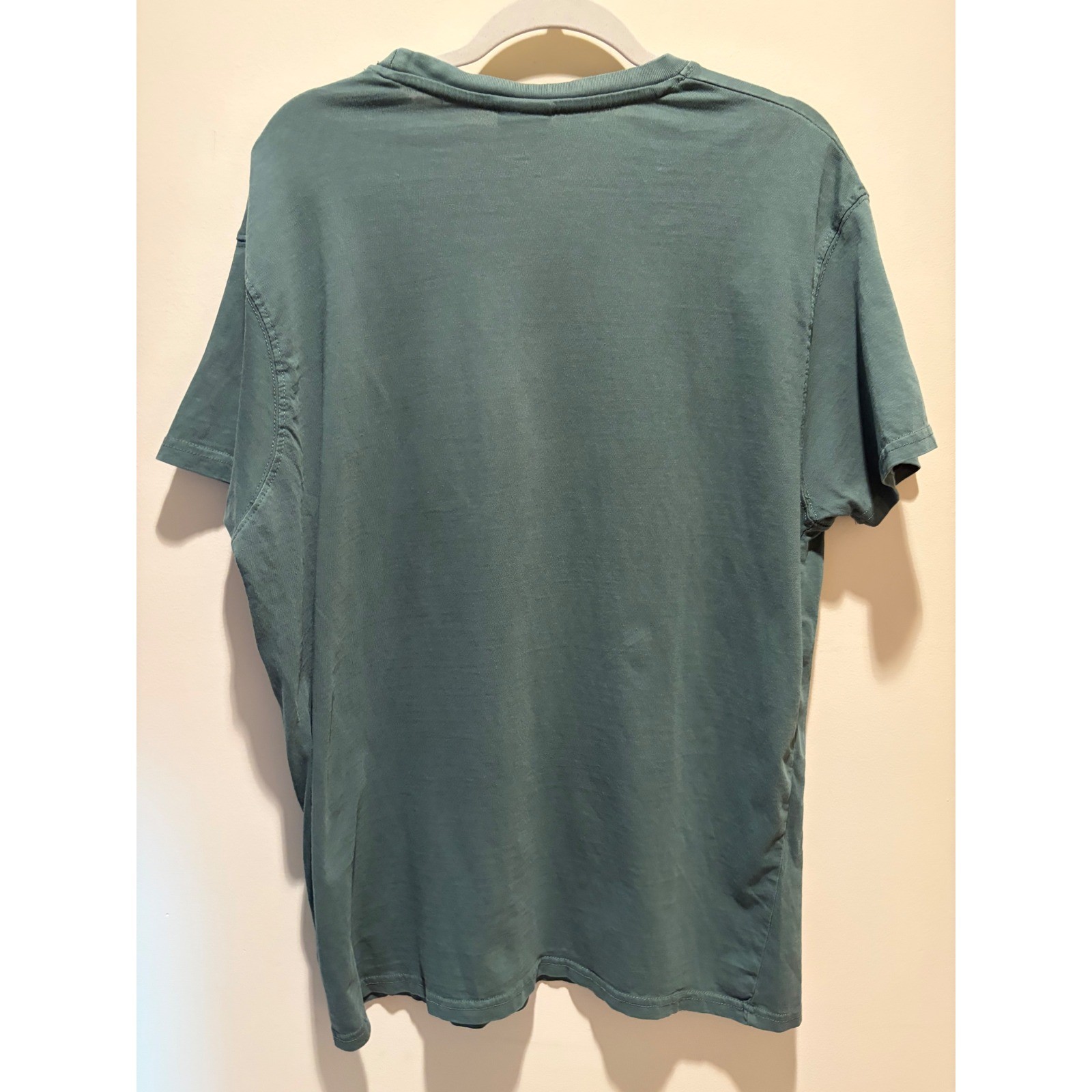 Lone Rock Alaska Denali Grizzly Bear Graphic Tee Mens XL Teal Green Cotton Shirt