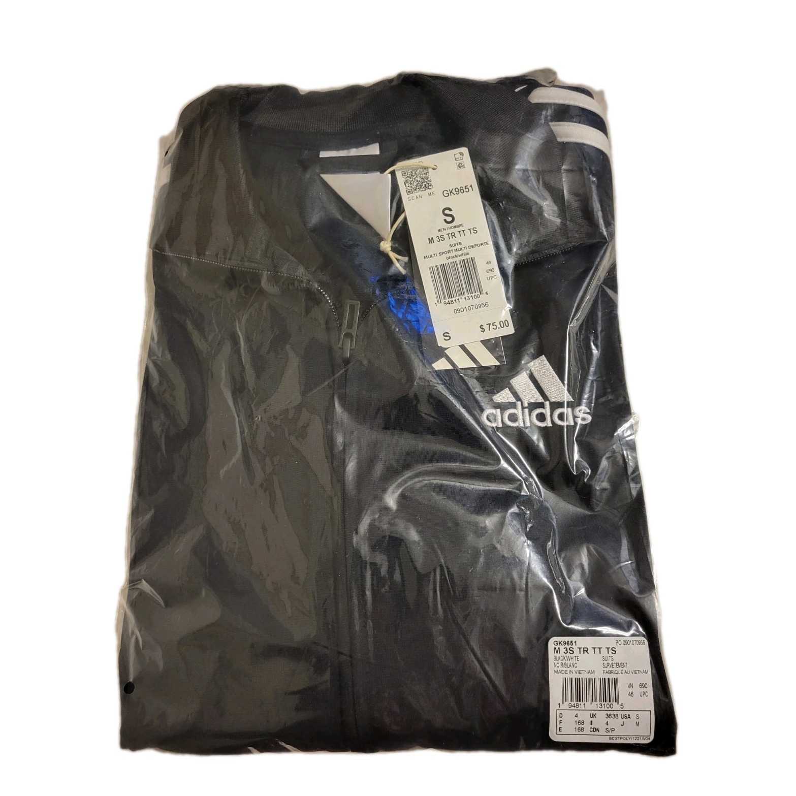 Adidas Men’s Tracksuit Set (Jacket & Pants) SMALL
