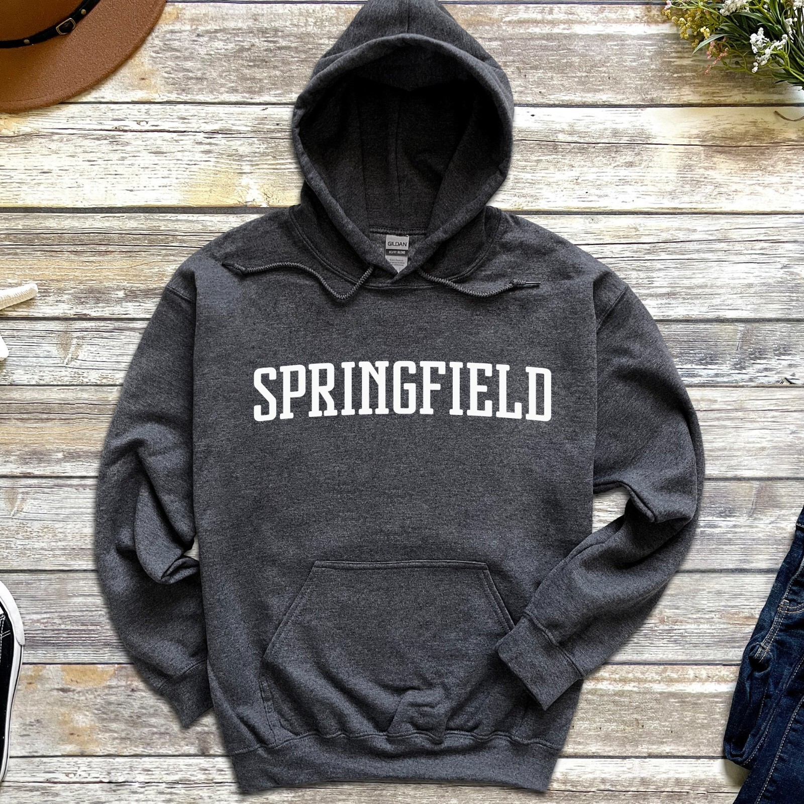 Springfield Hoodie | Springfield Pullover Hoodie | Springfield City Travel