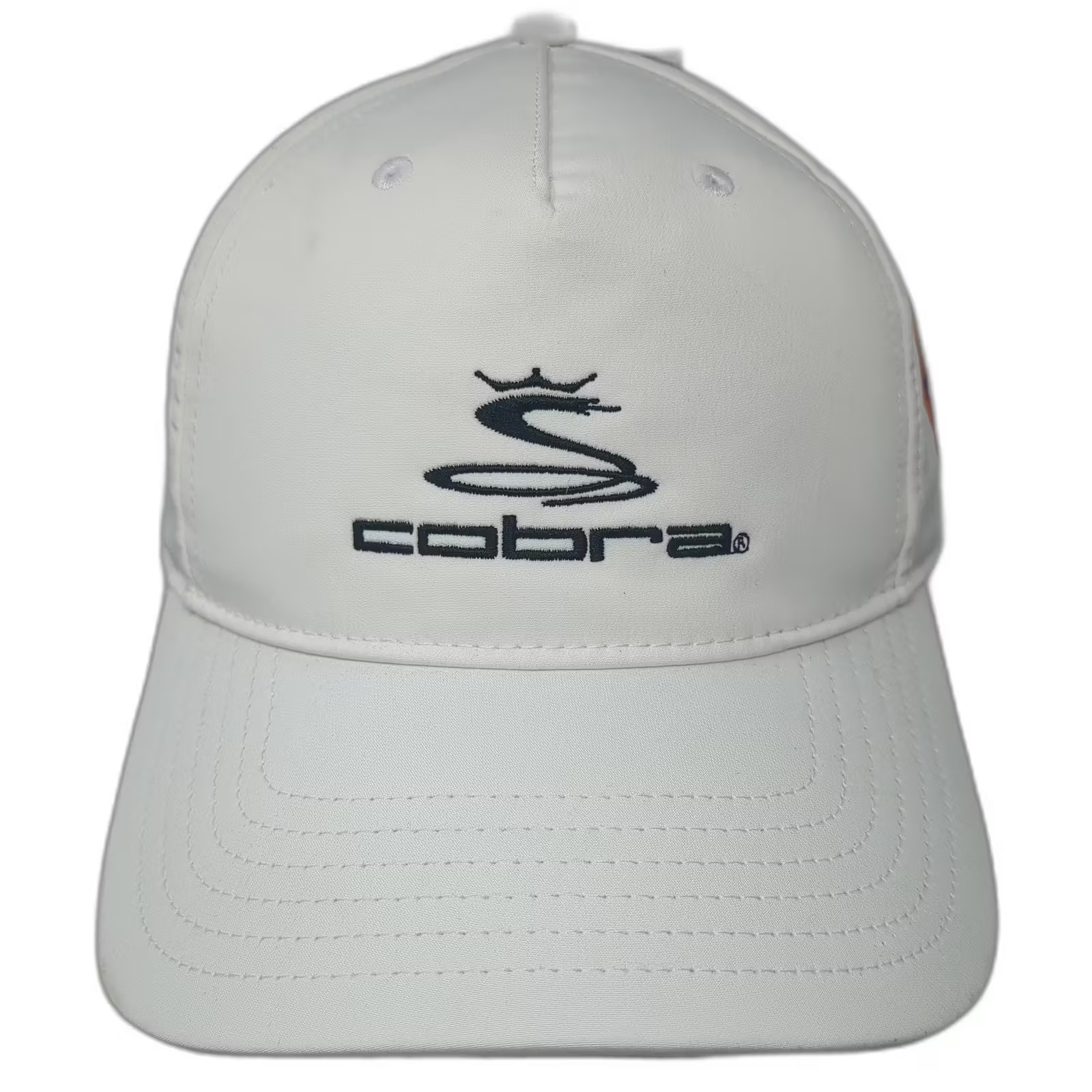 Puma Golf Hat White Black OS Banner Bank 2017 Member Guest Adjustable Cobra