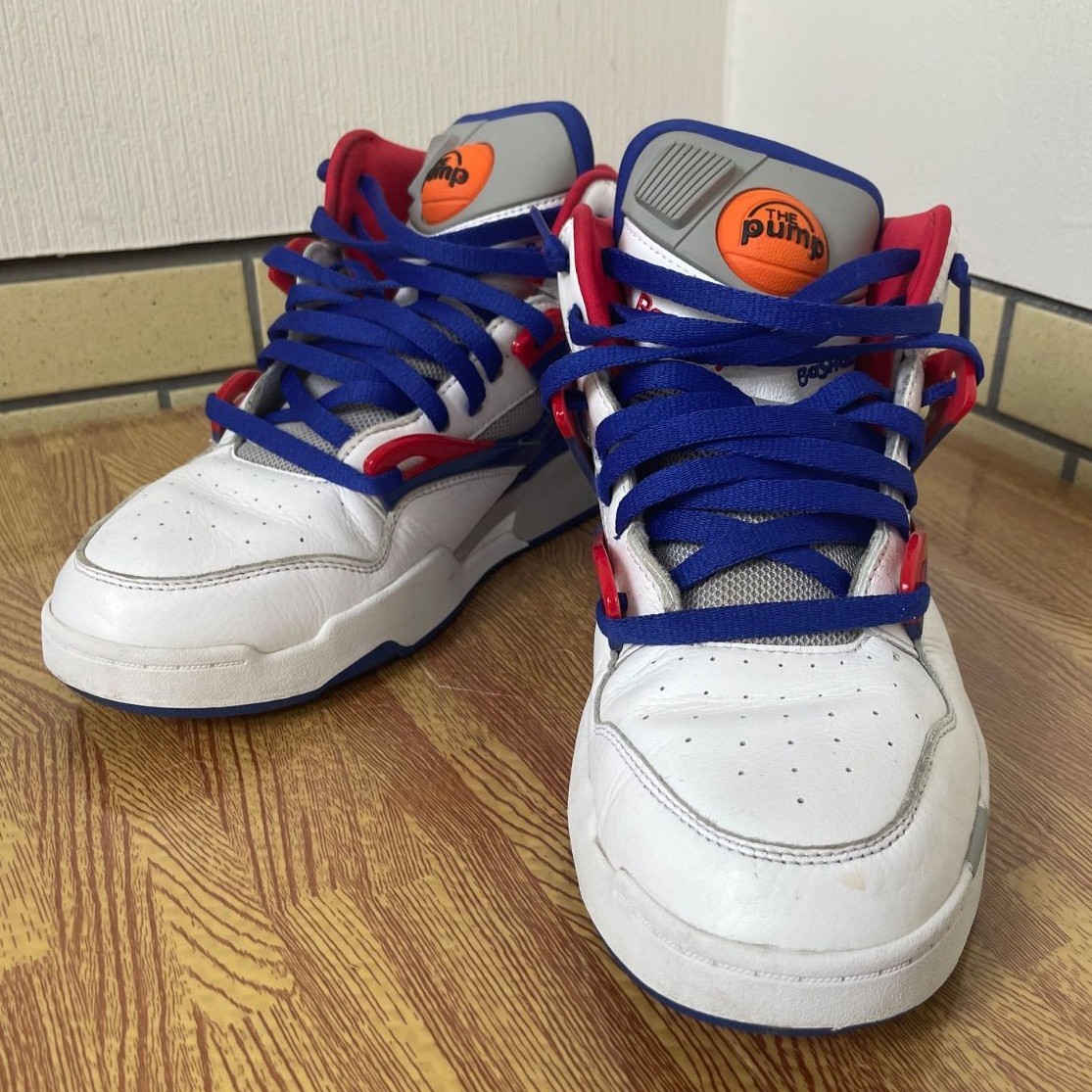 Reebok Pump Omni Zone II Detroit Pistons Mens Retro Basketball H01315 Size 8.5
