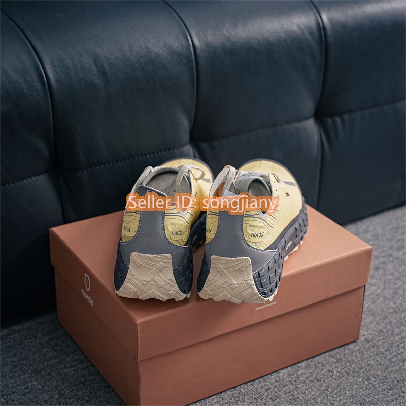 NORDA 001 Dyneema Mountain Outdoor Yellow Black Unisex Sneakers