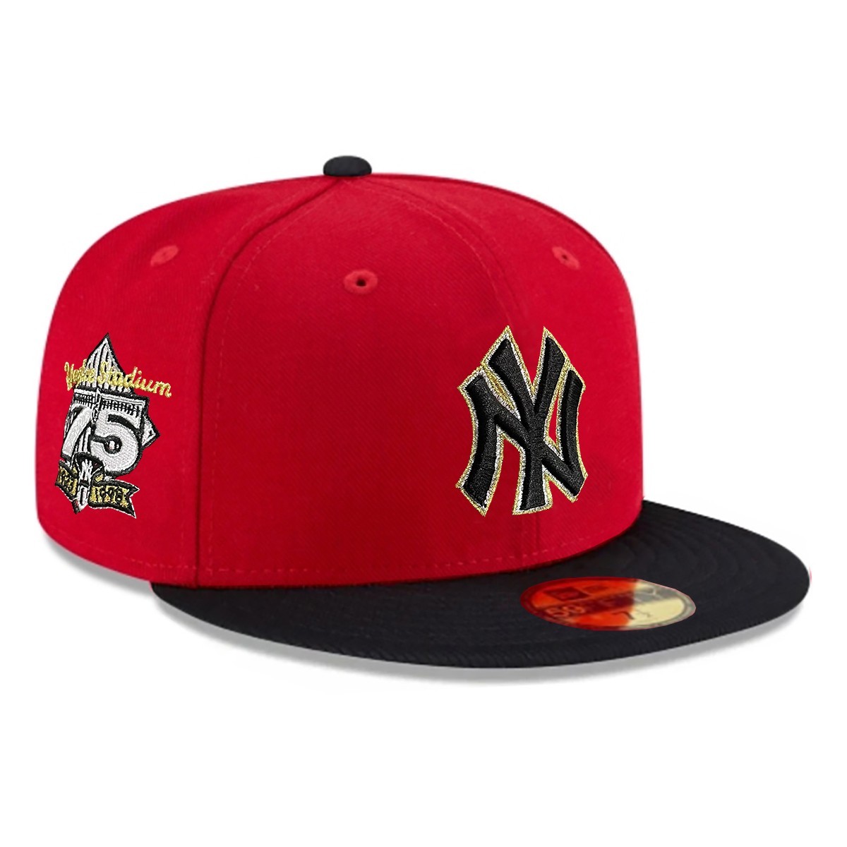 Brand New 59FIFTY Baseball Cap -MLB New York Yankees 75th Anniversary Fitted Hat