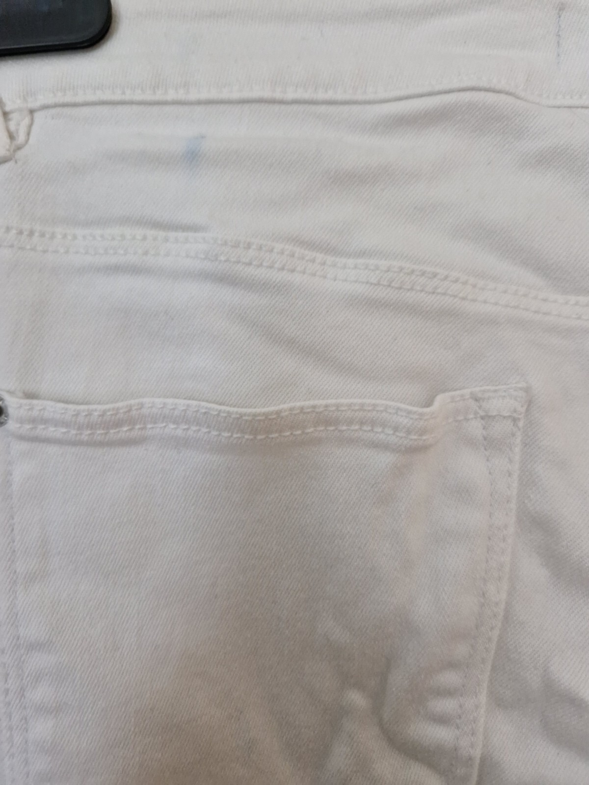 Matalan Floral print White Skinny Jeans Trousers. Cotton Ankle Length Size 10