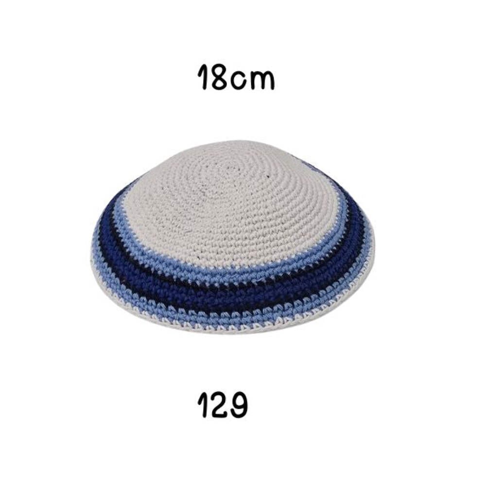 Knitted Yarmulke kippot hat Kippah skull yamaka Holy kipa 18 cm