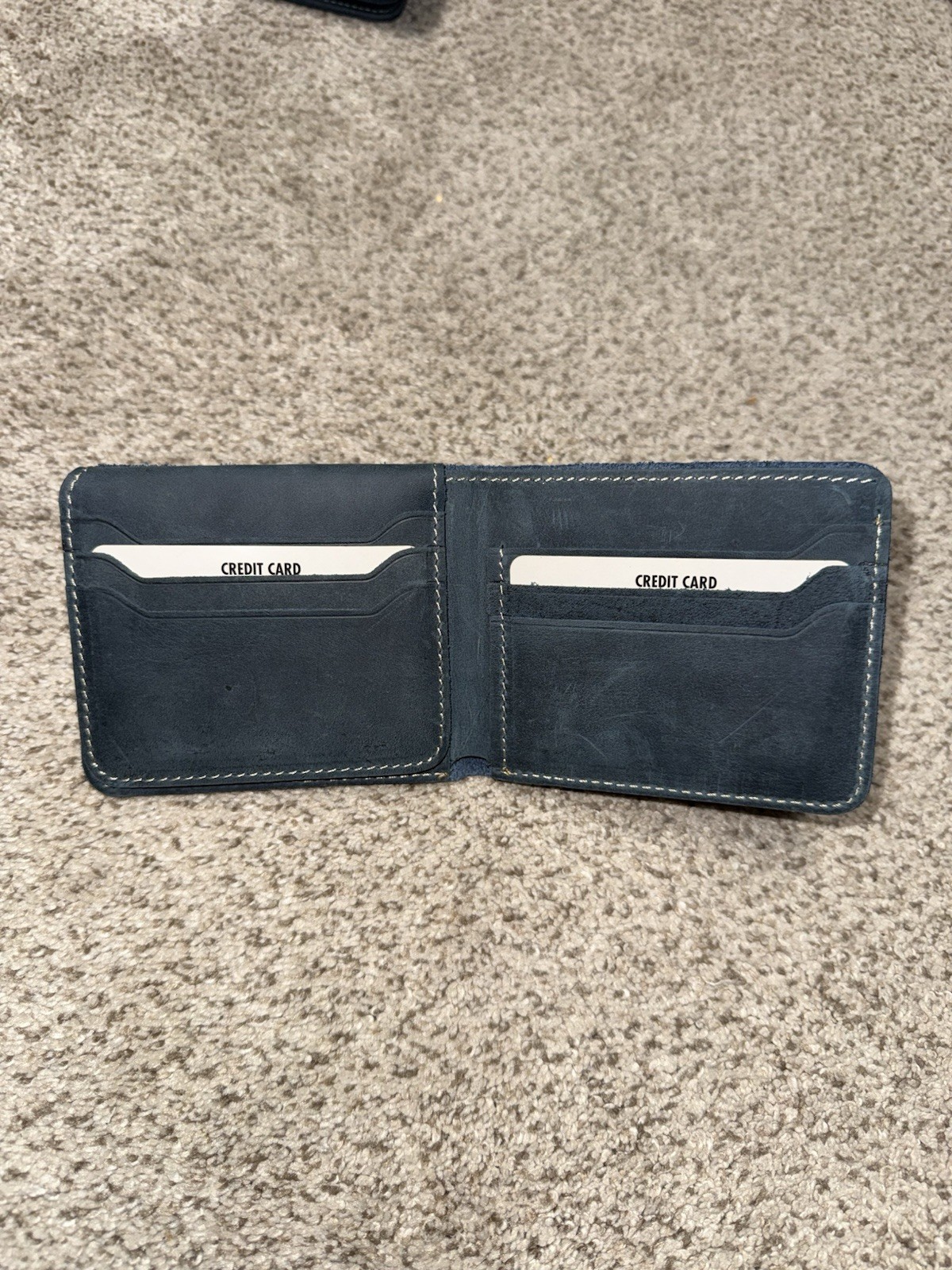 Bifold Wallet for Men – Blue