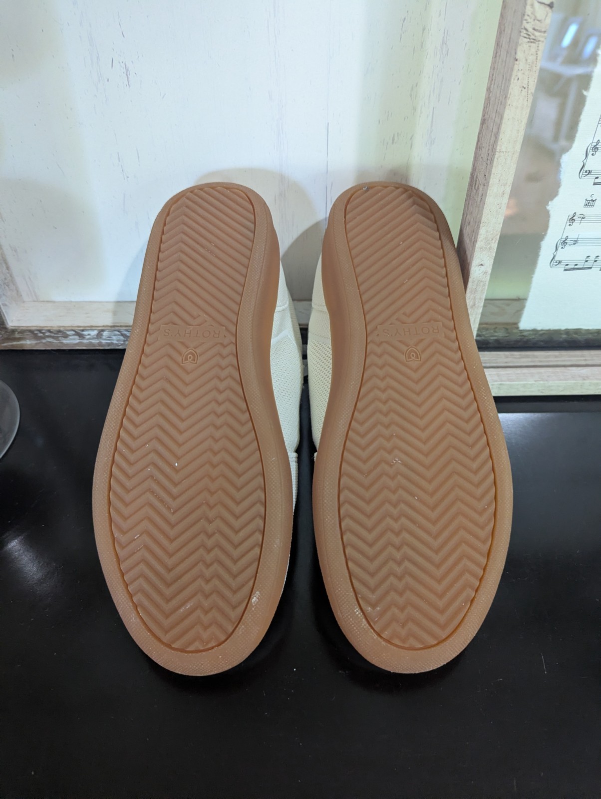 The RS01 Sneaker in Bone Worn once and they were too snug for me. Since they we