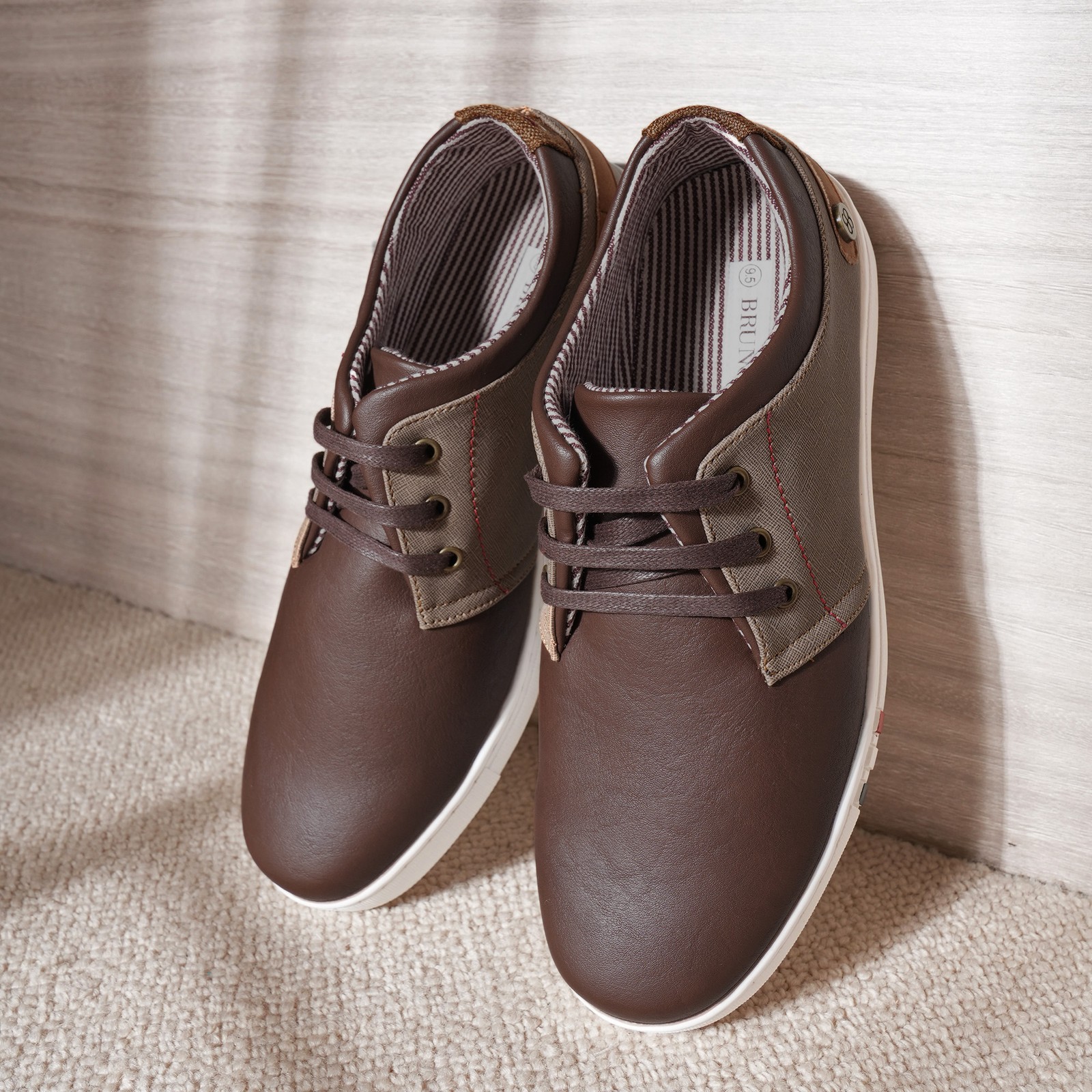 Men’s Casual Shoes Lace Up Waking Shoes Fashion Sneakers Size 6.5-15