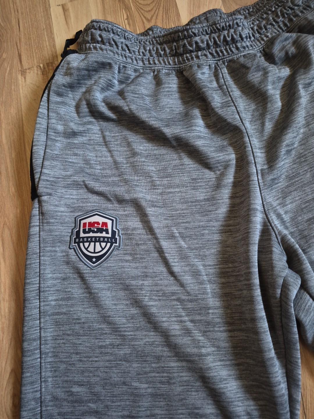 Nike Team USA Tokyo Olympics Heather Grey Basketball Pants Mens Large Tall