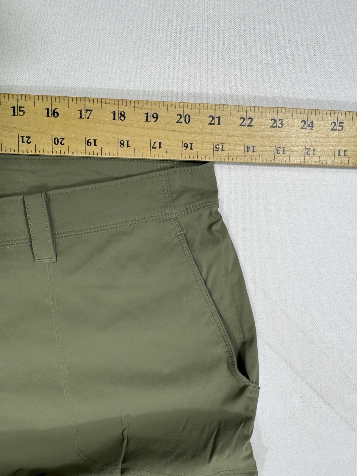 LL Bean Pants Men’s 42×30 Green Climbing Hiker Hiking Nylon Stretch Outdoor
