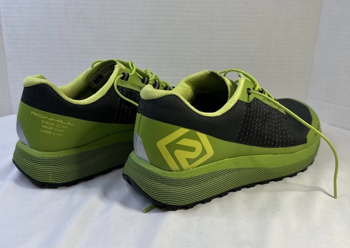 Ronhill Freedom Mens Trail Running Shoes Green Offroad All-Terrain Size 10 US