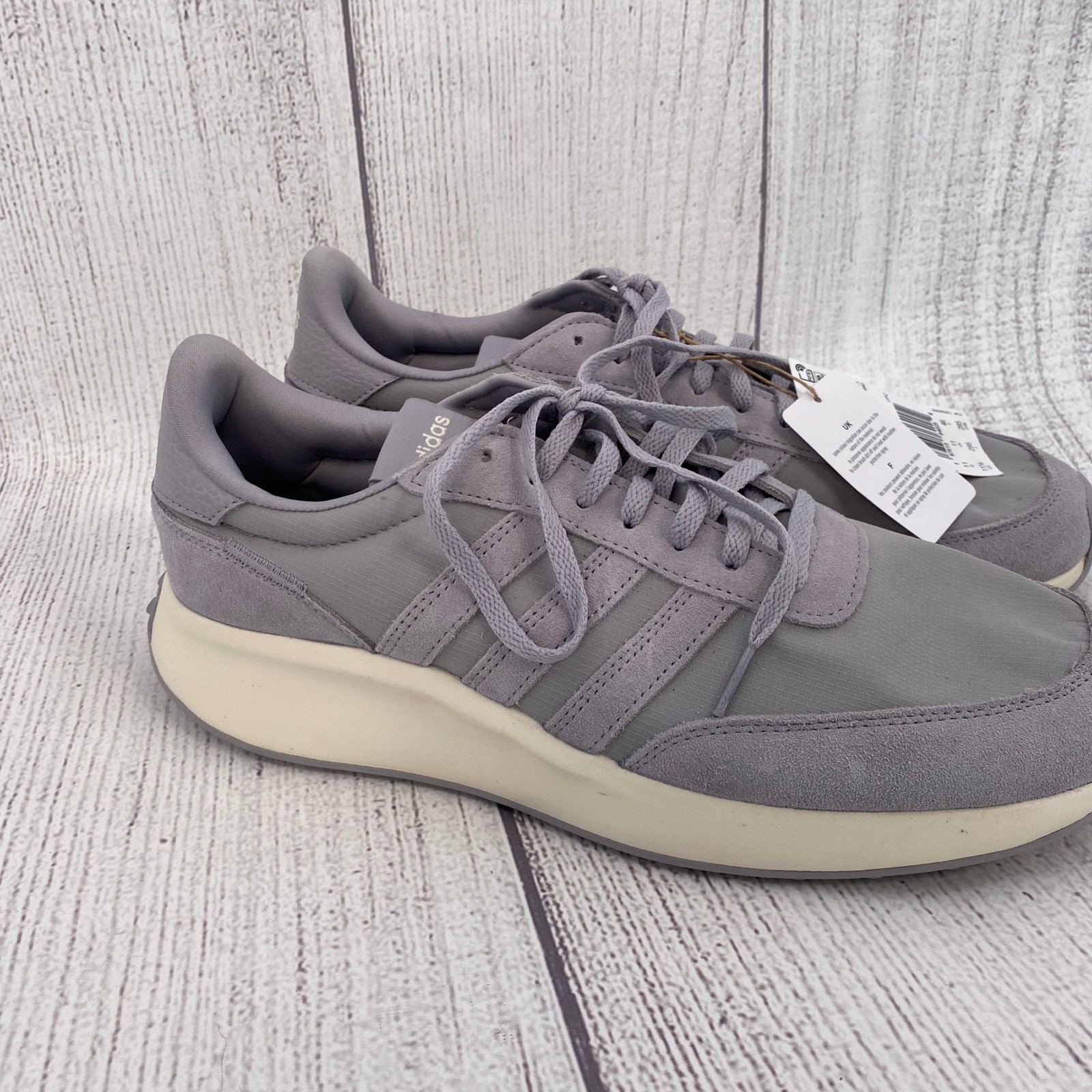 Adidas Run 70s Sneakers Mens 11.5 Grey Halo Retro Athletic Shoes Casual Comfort