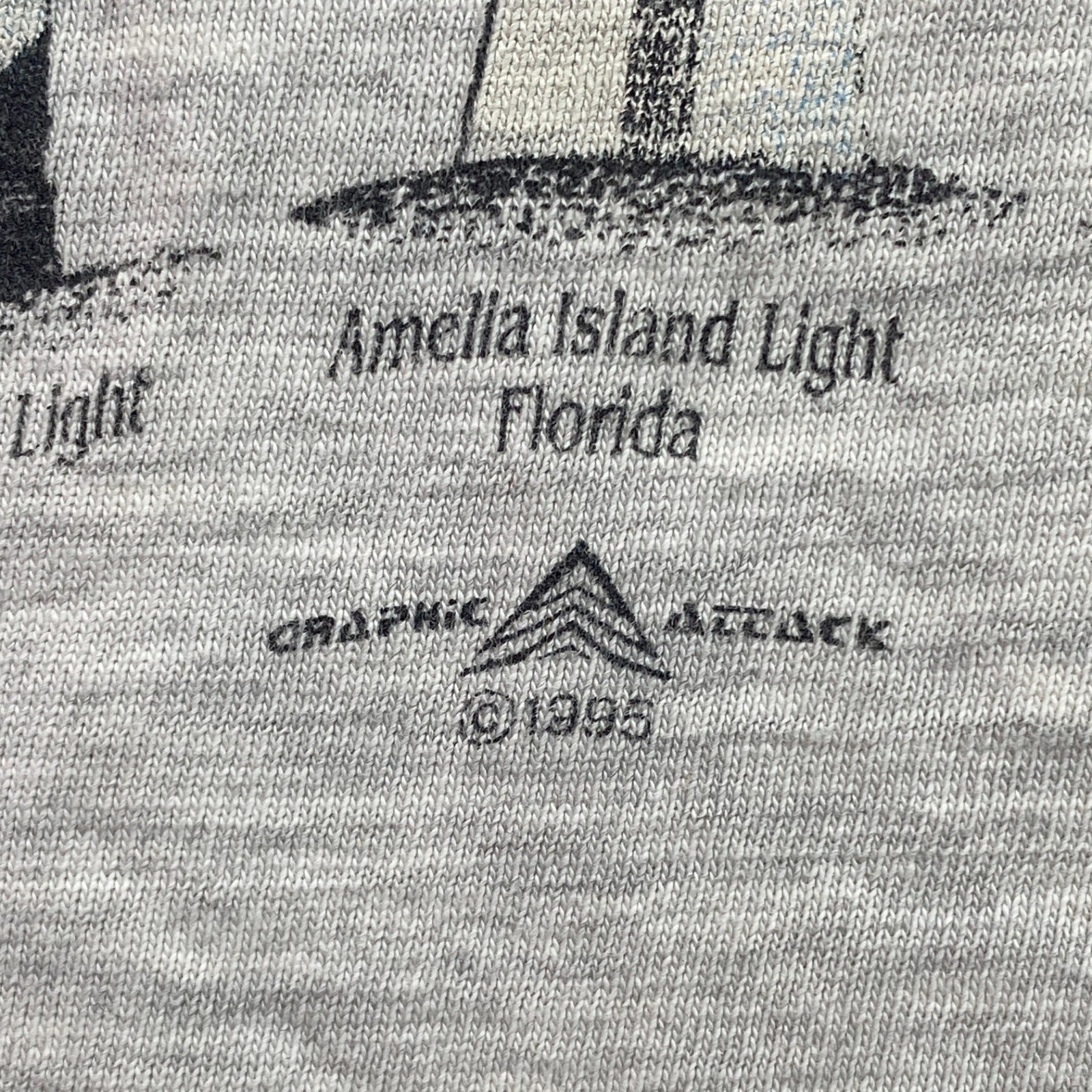 Vintage Lighthouses Shirt Mens Extra Large Nautical Grunge 1990’s Coastal