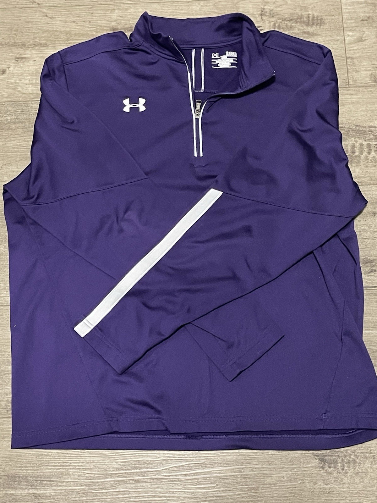 Men’s Under Armour Quarter Zip Purple Pullover XL