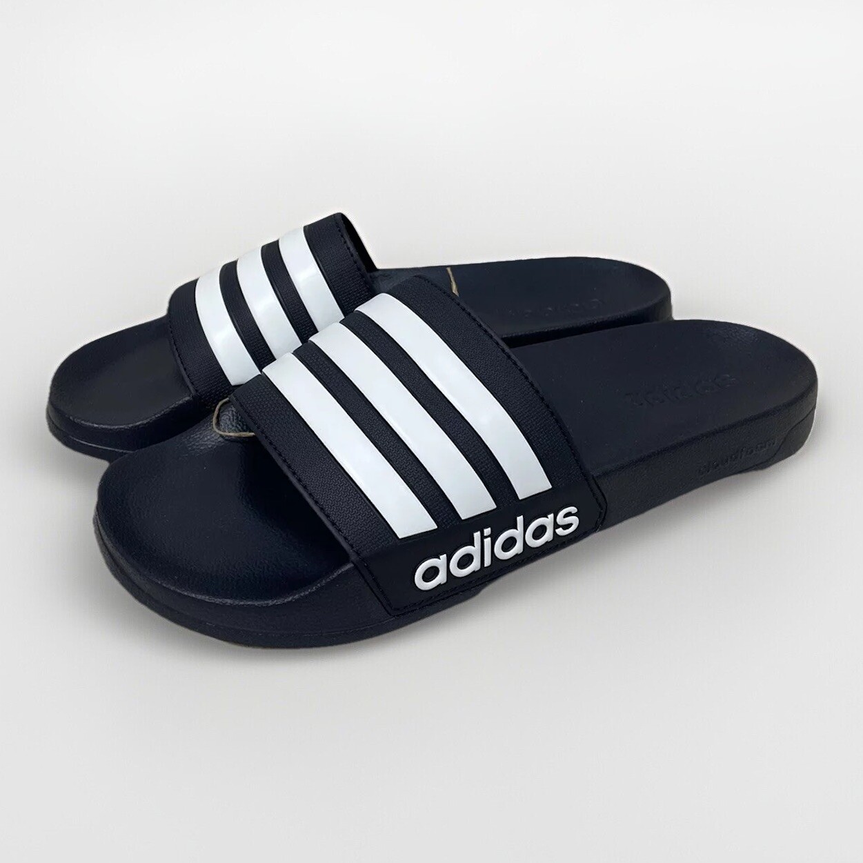 NEW ADIDAS MEN’S ADILETTE SHOWER SANDALS SLIDES SIZE 12 GZ5920 Blue White NIB