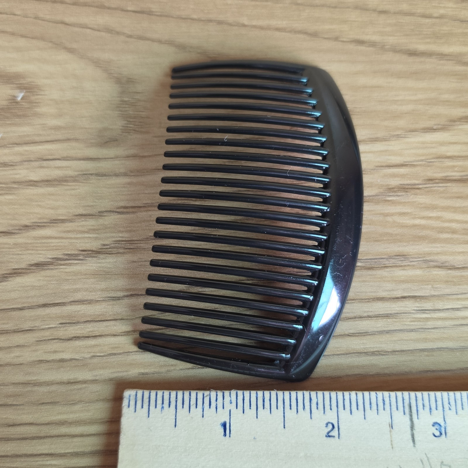 set pack 7 all Black plastic 3″& 2.5″long hair accessory side comb french twist