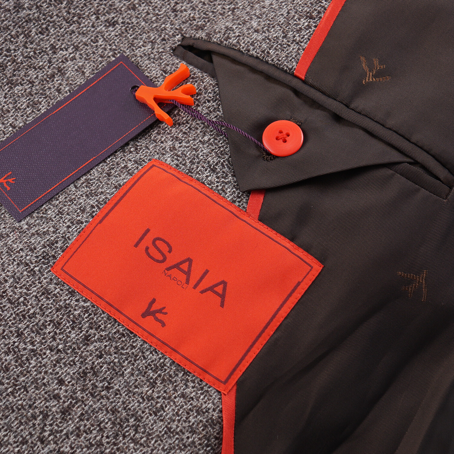 Isaia Slim-Fit Soft-Woven Patterned Wool Sport Coat 48R (Eu 58) NWT $4475