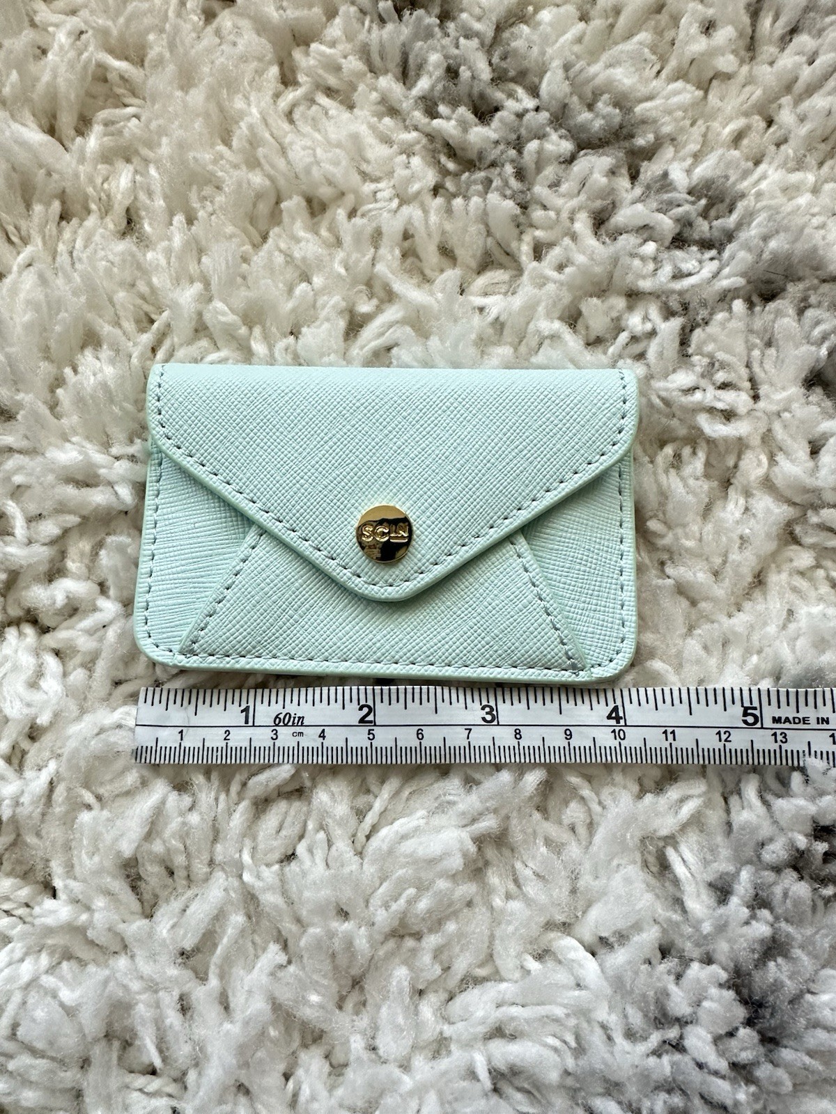 Stoney clover land Cell Phone Envelope light green sky