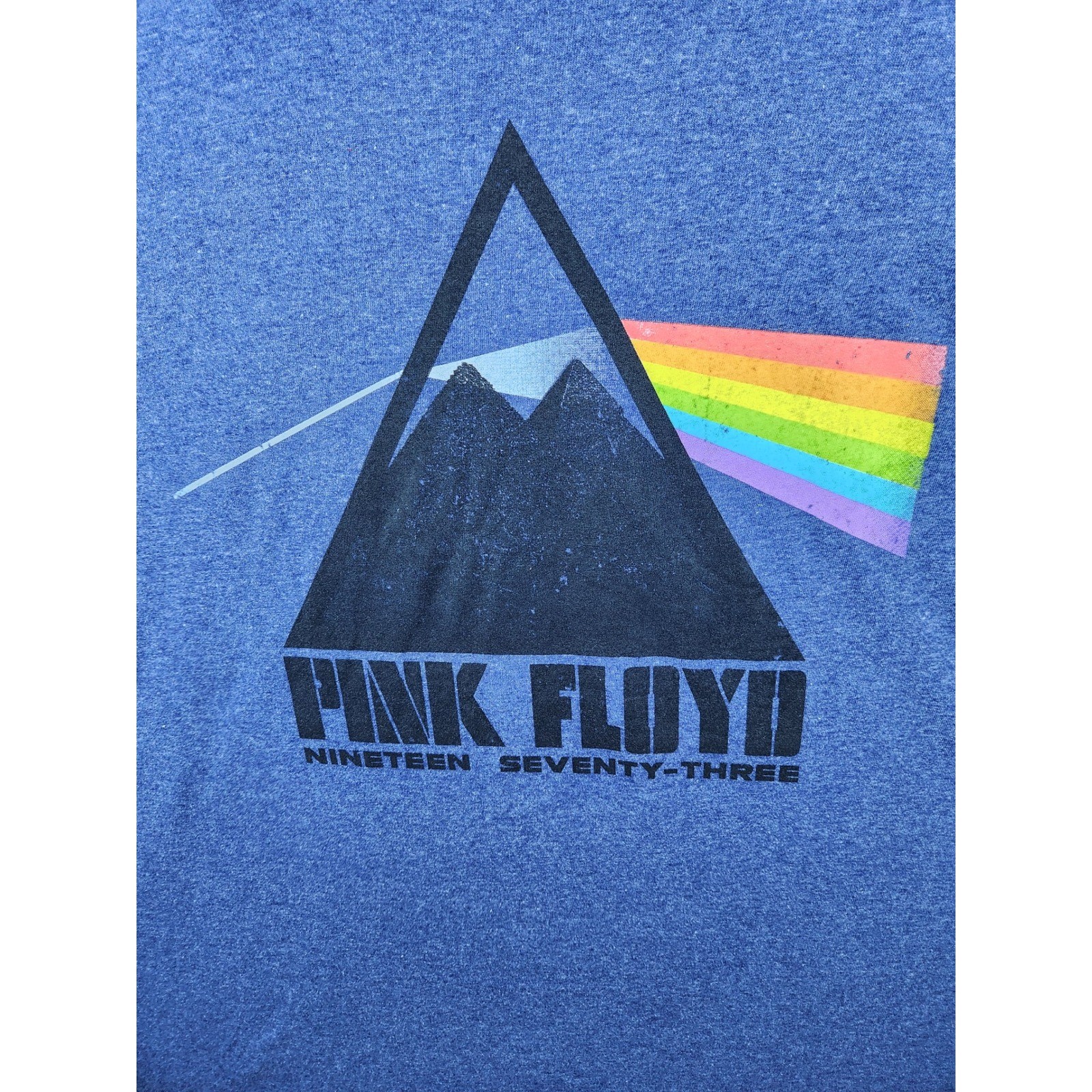 Pink Floyd Dark Side of the Moon Men’s XL Prism Graphic Band Tee Rock Concert